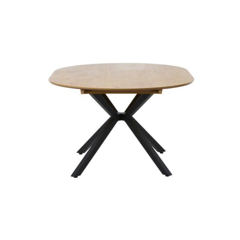 Gerard uitschuifbare ronde eettafel naturel 120-170cm