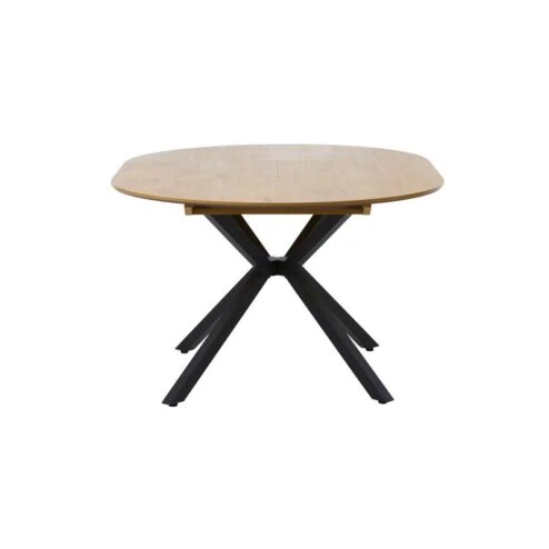 Gerard uitschuifbare ronde eettafel naturel 120-170cm