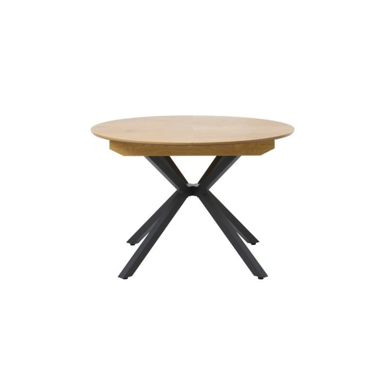 Gerard uitschuifbare ronde eettafel naturel 120-170cm