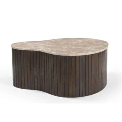 Jenny Salontafel organisch Marmer 84cm