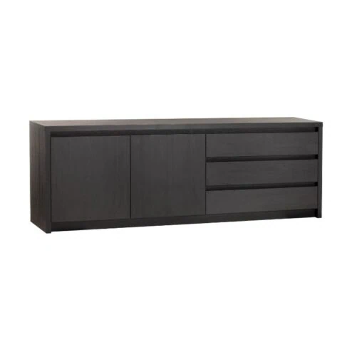 Kiara Dressoir Groot Zwart 242cm