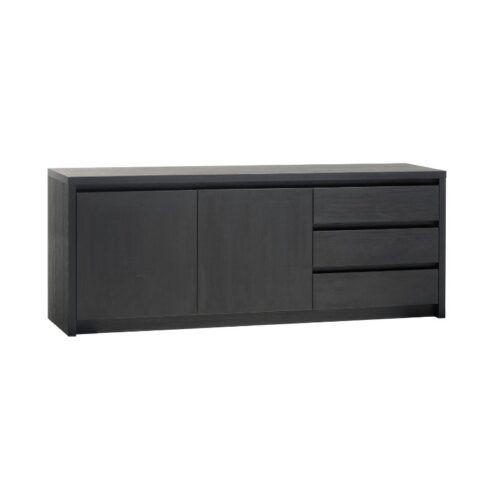 Kiara Dressoir Klein Zwart 212cm