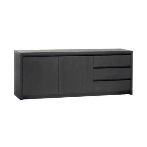 Kiara Dressoir Klein Zwart 212cm