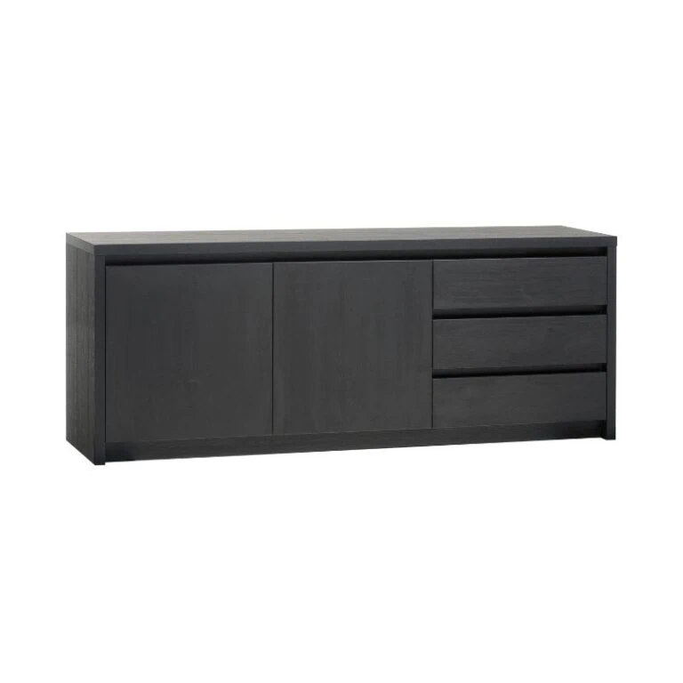 Kiara Dressoir Klein Zwart 212cm