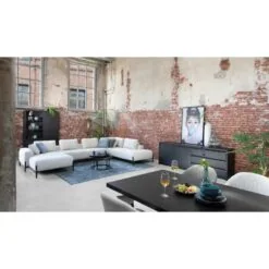 Kiara Dressoir Klein Zwart 212cm