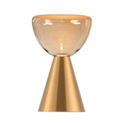 Marlo 1-lichts Tafellamp Amber glas