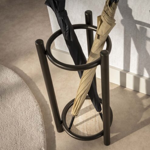 Patrick Paraplubak rond Brons metaal