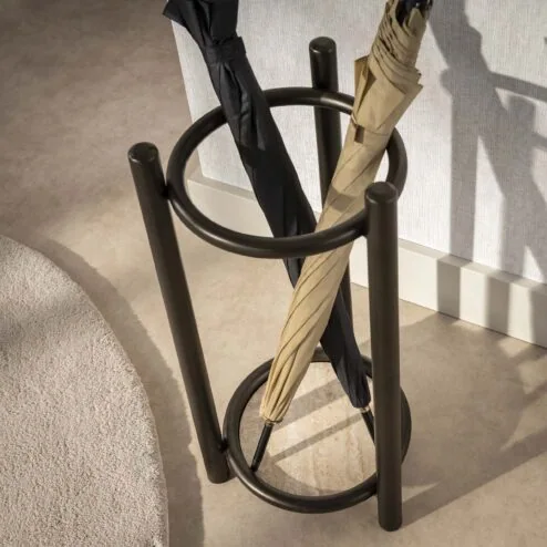 Patrick Paraplubak rond Brons metaal