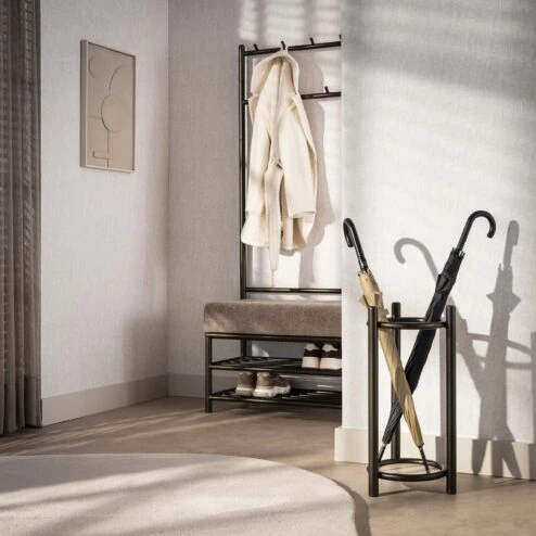 Patrick Paraplubak rond Brons metaal