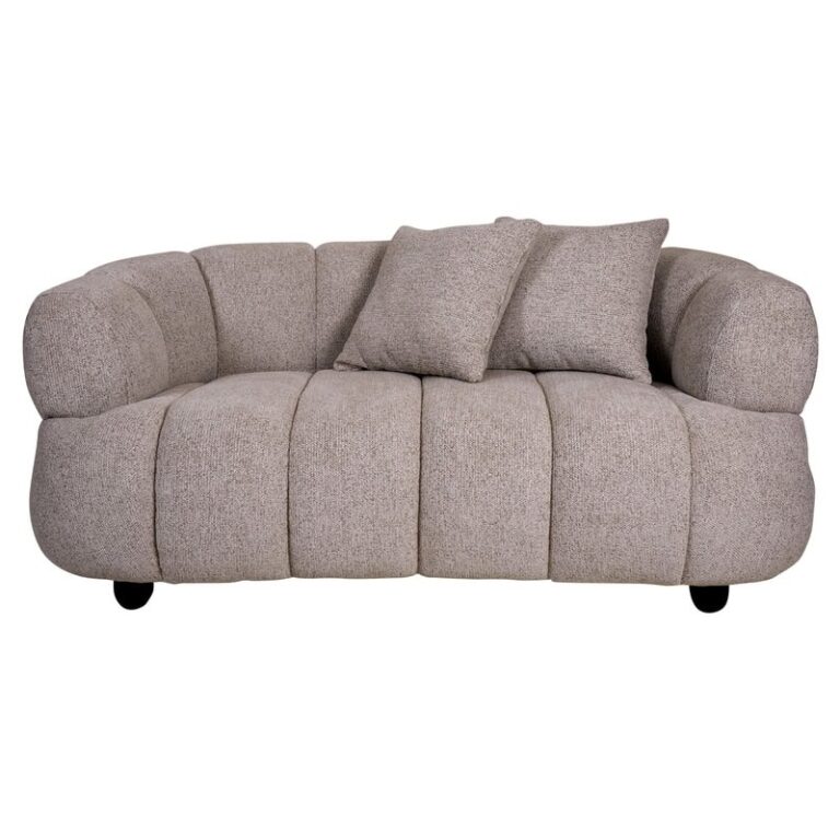 Renske 2-zits Bank bruin 160cm