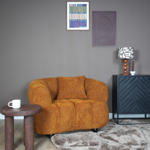 Renske Fauteuil Terracotta