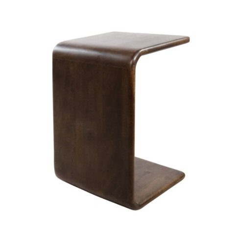 Stella Bijzettafel organisch Walnoot 40cm