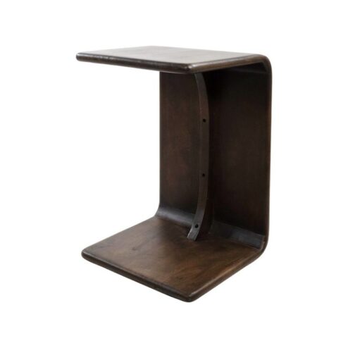 Stella Bijzettafel organisch Walnoot 40cm