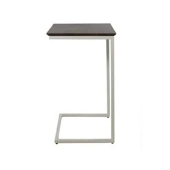 Stella Bijzettafel vierkant Walnoot 40cm