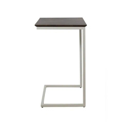 Stella Bijzettafel vierkant Walnoot 40cm