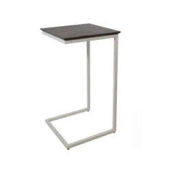 Stella Bijzettafel vierkant Walnoot 40cm