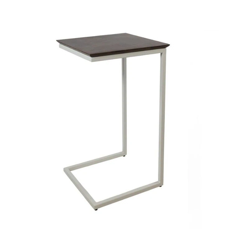 Stella Bijzettafel vierkant Walnoot 40cm