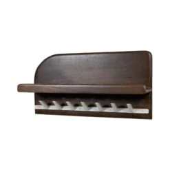 Stella Kapstok 7 haaks met plankje 60cm