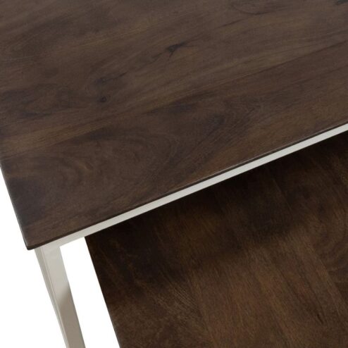 Stella Salontafel set van 2 rechthoek Walnoot