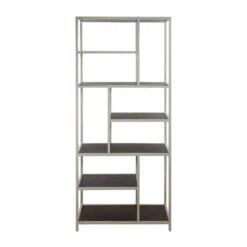 Stella Vakkenkast open Walnoot 84cm