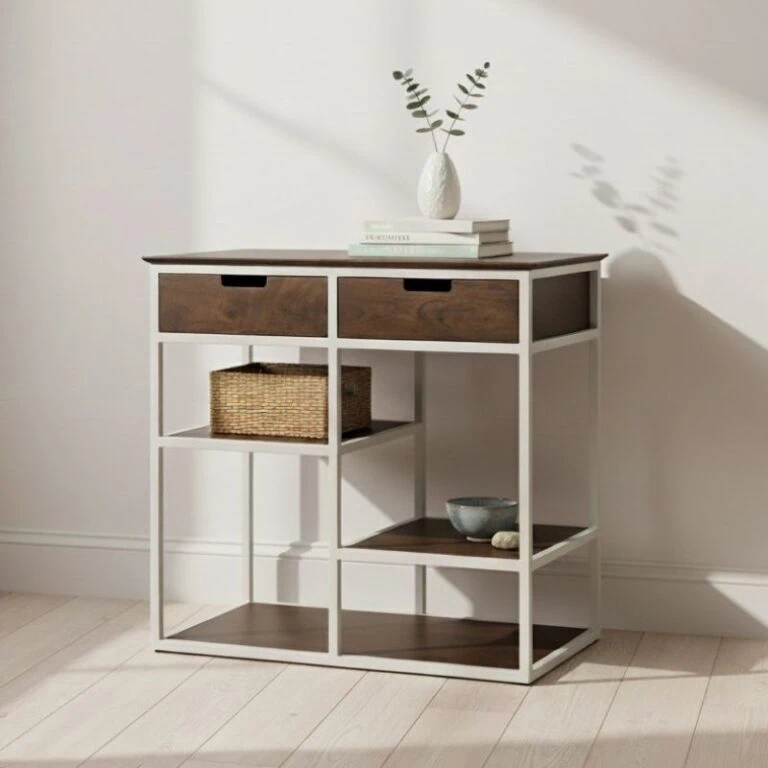 Stella lage Wandkast met 2 lades 86cm