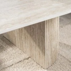 Strato Salontafel ovaal Travertine 135cm