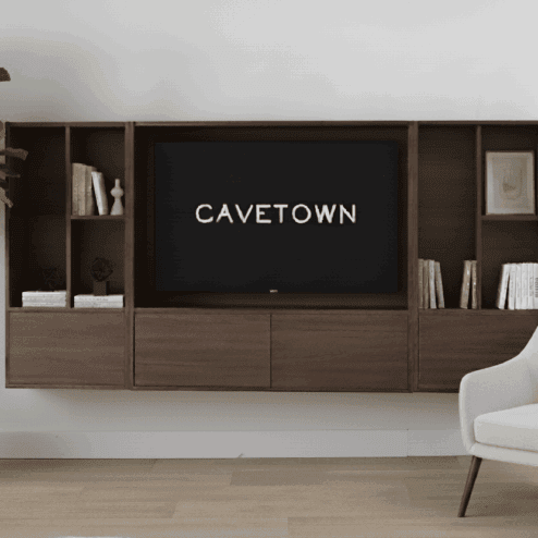 Watford cinewall small dark almond