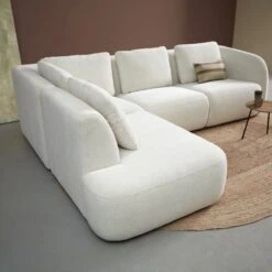 Bank Cloud Ottomane links - Raven 22 stof