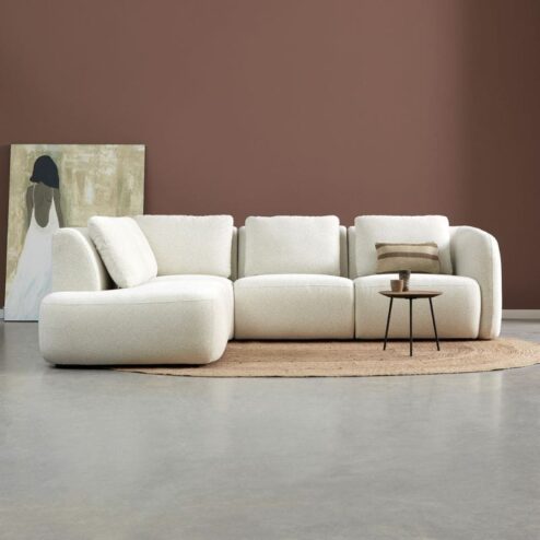 Bank Cloud Ottomane links - Raven 22 stof