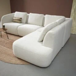 Bank Cloud Ottomane rechts - Raven 22 stof