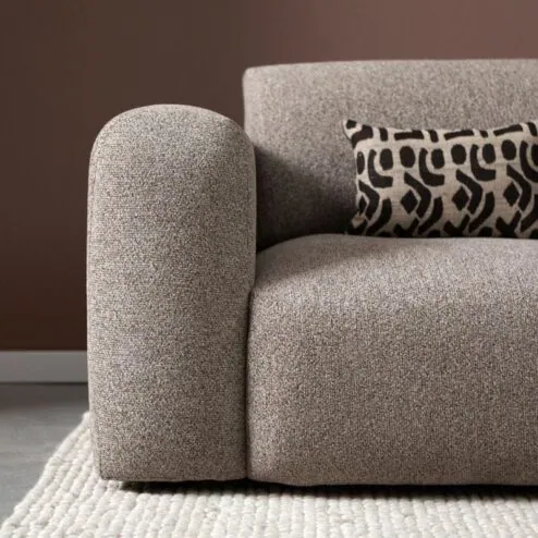 Bank Soul Chaise longue rechts - Sole 27 stof