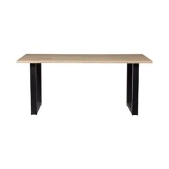 Combi-tablo Boomstamtafel eiken U-poot 180 cm