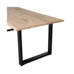 Combi-tablo Boomstamtafel eiken U-poot 180 cm