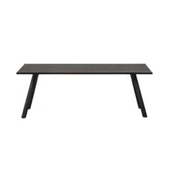 Combi-tablo Eettafel eiken Blacknight 4-poots 160 cm