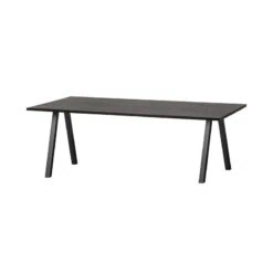 Combi-tablo Eettafel eiken Blacknight 4-poots 160 cm
