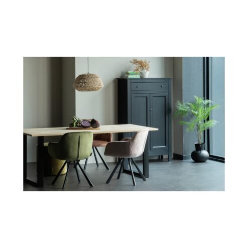 Combi-tablo Eettafel eiken U-poot 200 cm
