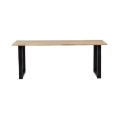 Combi-tablo Eettafel eiken U-poot 200 cm