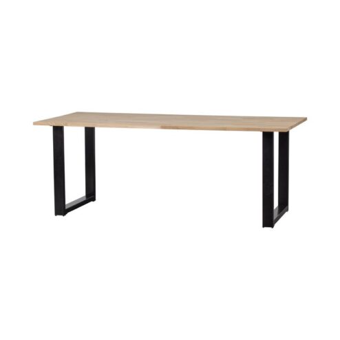 Combi-tablo Eettafel eiken U-poot 200 cm