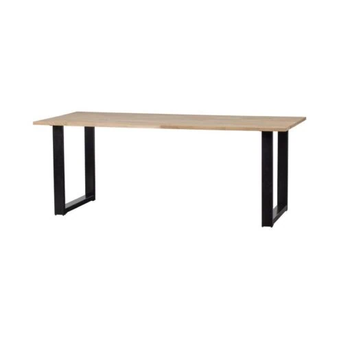 Combi-tablo Eettafel eiken U-poot 200 cm