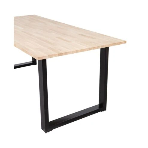 Combi-tablo Eettafel eiken U-poot 200 cm