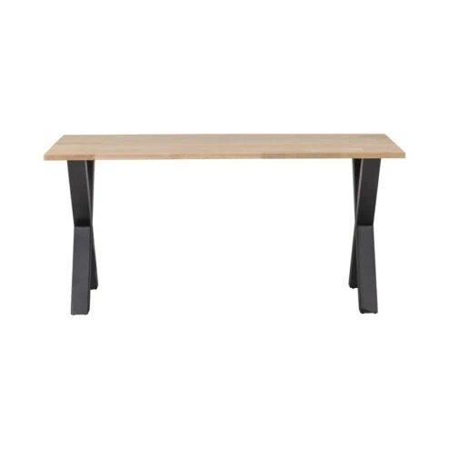 Combi-tablo Eettafel eiken X-poot 160 cm