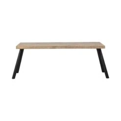 Combi-tablo Eettafel mango visgraat 4-poots 200 cm