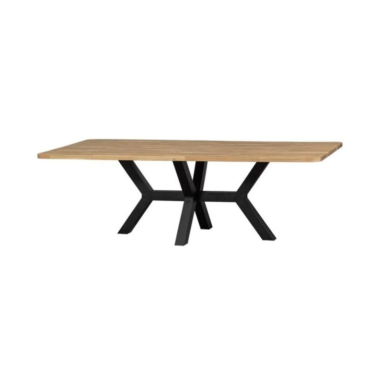 Combi-tablo XL Eettafel eiken Zeeland poot 240 cm