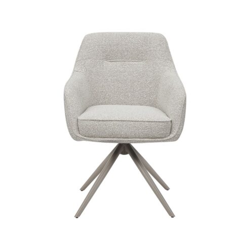 Eetkamerstoel Akira Naturel Boucle met Taupe poot