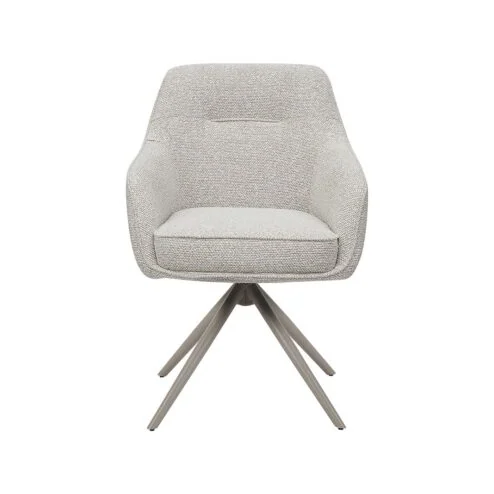 Eetkamerstoel Akira Naturel Boucle met Taupe poot