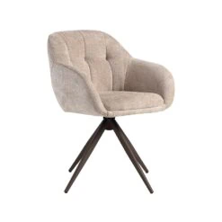 Eetkamerstoel Esma Clay met Brons poot