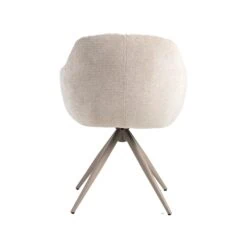 Eetkamerstoel Esma Naturel met Taupe poot