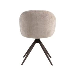 Eetkamerstoel Fiby Clay met Brons poot