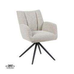 Eetkamerstoel Padua Naturel Boucle