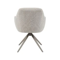 Eetkamerstoel Sayuri Naturel Boucle met Taupe poot